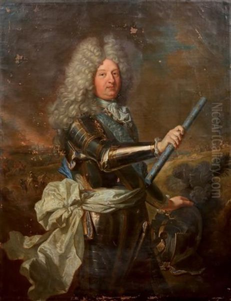 Louis De France, Dauphin Dit Le Grand Dauphin Oil Painting by Hyacinthe Rigaud