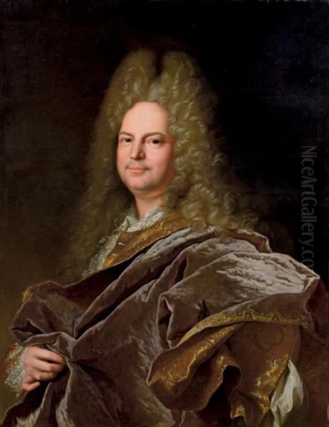 Portrait Presume De Pierre V De Monthiers Oil Painting by Hyacinthe Rigaud