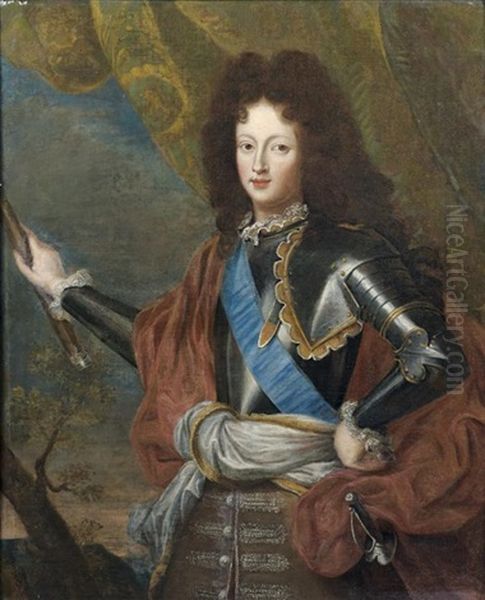 Portrait Presume Du Duc De Bourgogne by Hyacinthe Rigaud