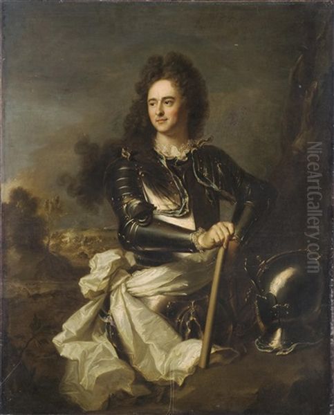 Portrat Eines Marschall Von Frankreich by Hyacinthe Rigaud