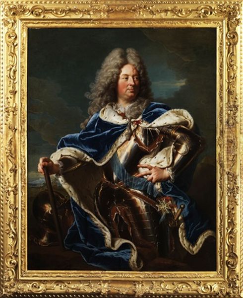 Portrait Du Duc D'antin (realized With The Help Of His Workshop) by Hyacinthe Rigaud