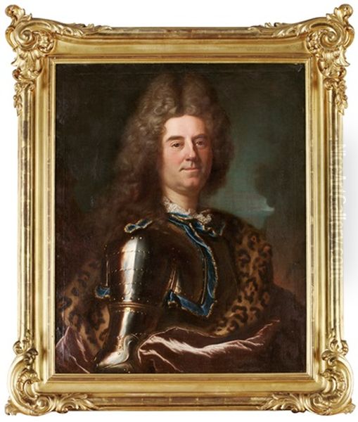 Greve Erik Sparre Af Sundby Oil Painting by Hyacinthe Rigaud