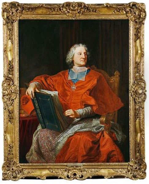 Le Cardinal De Polignac Oil Painting by Hyacinthe Rigaud