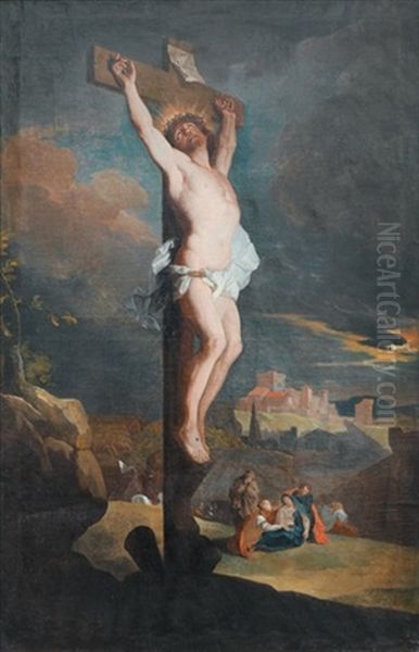 La Crucifixion Oil Painting by Hyacinthe Rigaud