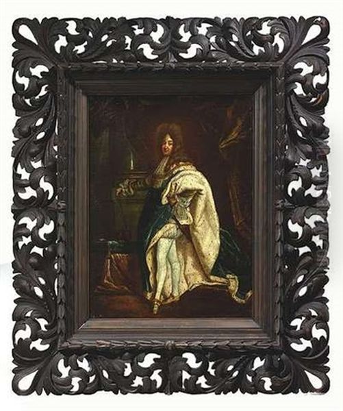 Ludwig Xiv Oil Painting by Hyacinthe Rigaud