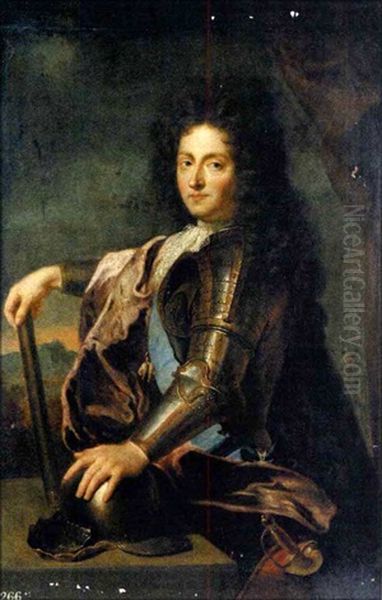 Phillipe, Duke Of Orleans Oil Painting by Hyacinthe Rigaud