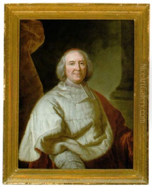 Bildnis Des Kardinals Andre-hercule De Fleury Oil Painting by Hyacinthe Rigaud