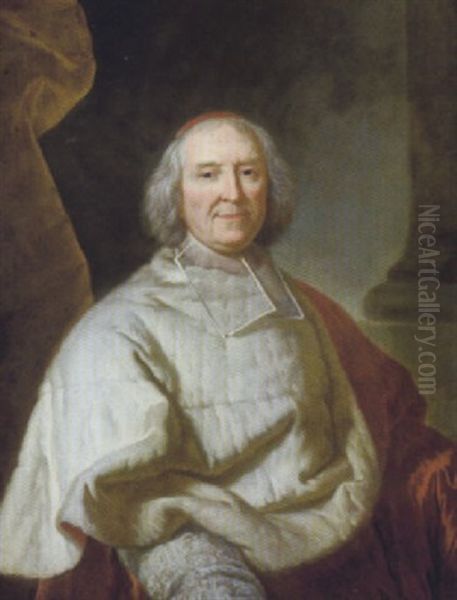 Bildnis Des Kardinals Andre Hercule De Fleury Oil Painting by Hyacinthe Rigaud