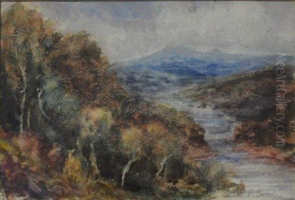 Paysage Du Forez Oil Painting by Paul Borel