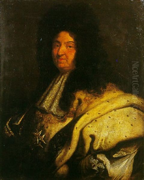 Retrato Del Rey Luis Xiv Oil Painting by Hyacinthe Rigaud