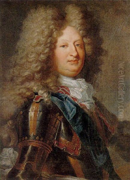 Portrait Of Louis De France, Dauphin Of Viennois, Called Le Grand Dauphin Oil Painting by Hyacinthe Rigaud