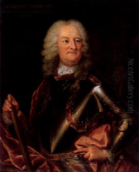 Portrait Von Graf A. Douglas Oil Painting by Hyacinthe Rigaud