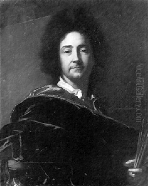 Portrait De Rigaud Oil Painting by Hyacinthe Rigaud