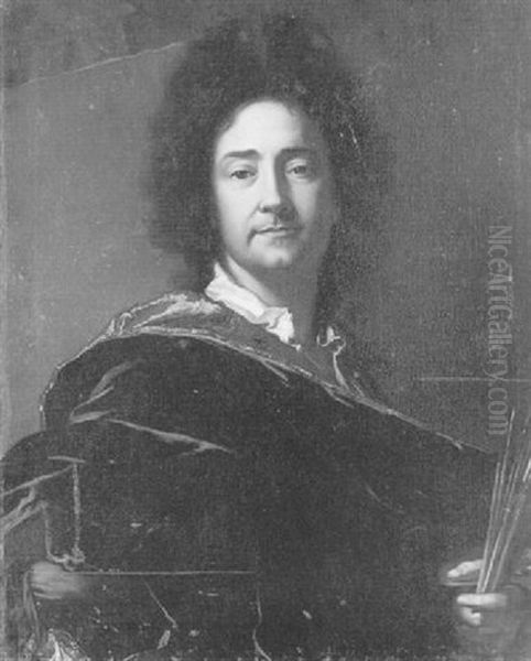 Portrait De Rigaud Oil Painting by Hyacinthe Rigaud