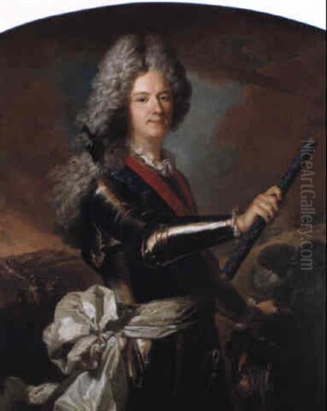 Portrait De Jacques De Fitz-james Stuart, Duc De Berwick Oil Painting by Hyacinthe Rigaud