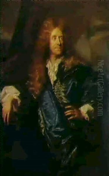 Portrait De Maximilien Titon Oil Painting by Hyacinthe Rigaud