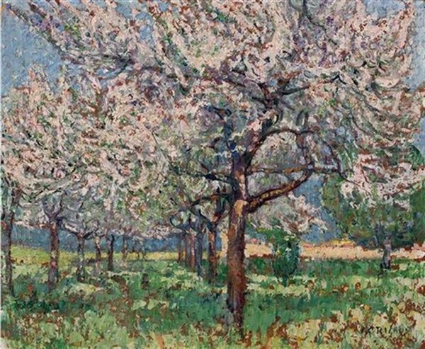 Trees In Blossom by Pierre Gaston Rigaud