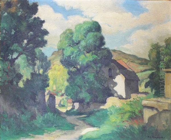 Le Hameau Oil Painting by Pierre Gaston Rigaud