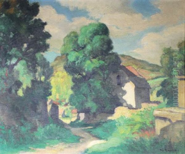 Le Hameau Oil Painting by Pierre Gaston Rigaud