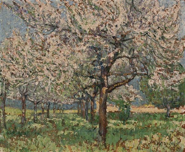 Les Arbres En Fleurs Oil Painting by Pierre Gaston Rigaud