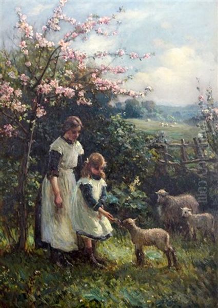 The First Of May Oil Painting by Ernest Higgins Rigg