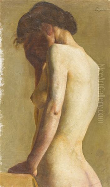 Le Modele Oil Painting by Sigismund Righini