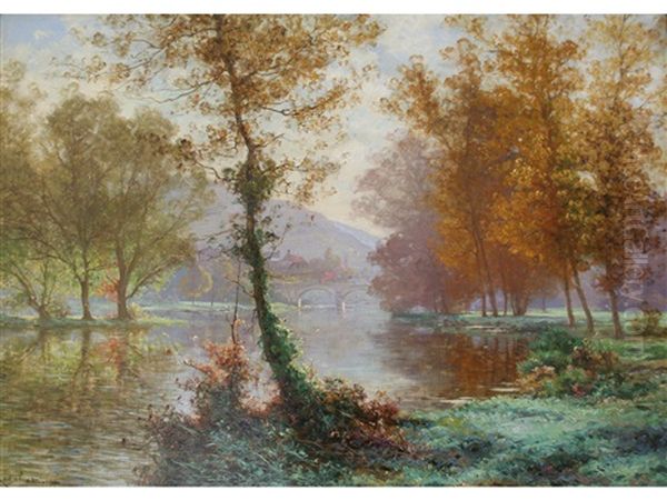 A Misty Autumn Morning by Albert Gabriel Rigolot