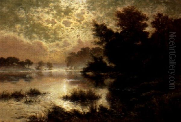 Brume Et Soleil D'automne Oil Painting by Albert Gabriel Rigolot