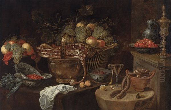 Still Life Oil Painting by Pieter Cornelisz van Rijck