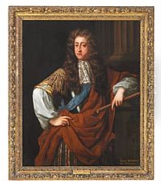 Prince George Of Denmark Oil Painting by John Riley