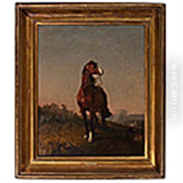 The War Horse Oil Painting by William Rimmer