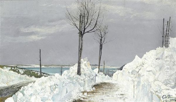 Winter Landscape by Laurits Andersen Ring