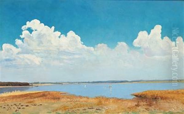 Geershoj, Roskilde Fjord Oil Painting by Laurits Andersen Ring