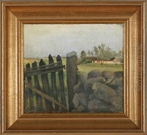 View From A Stone Fence by Laurits Andersen Ring