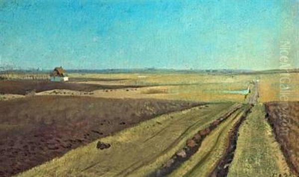 Landscape Scenery Oil Painting by Laurits Andersen Ring