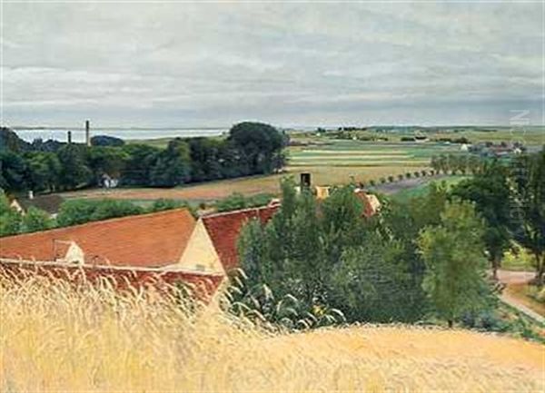 Udsigt Fra Bakkerne Ved Frederiksvaerk by Laurits Andersen Ring