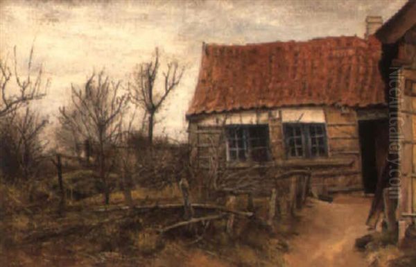 Forarsdag Ved Et Bondehus by Laurits Andersen Ring