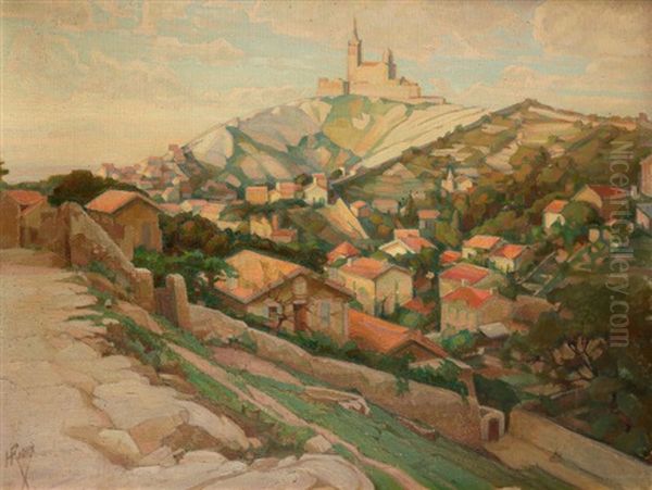 Banlieue De Marseille Oil Painting by Henri Rioux