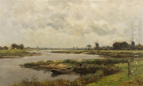 Paysage Lacustre by Willem Cornelis Rip