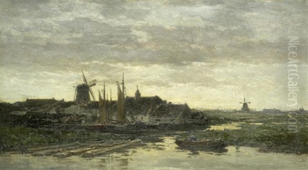 On The Heen Oil Painting by Willem Cornelis Rip