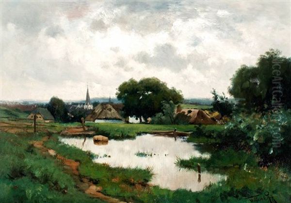 Bij Groesbeek Oil Painting by Willem Cornelis Rip