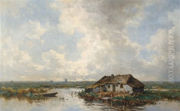 Afternoon In De Peel Oil Painting by Willem Cornelis Rip