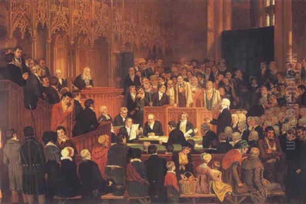 The Trial Of The Warranty Of A Horse In The County Court Of Lancaster Castle by Edward Villiers Rippingille