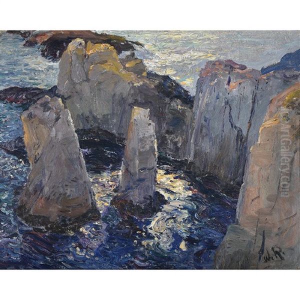 California Coastal Oil Painting by William Ritschel