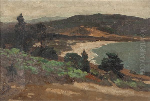 Cove And Landscape Oil Painting by William Ritschel