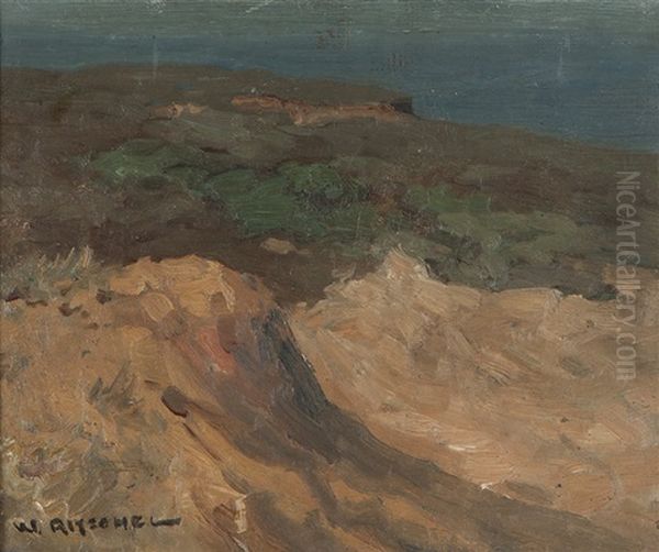 Along The Rim Of The Pacific Oil Painting by William Ritschel