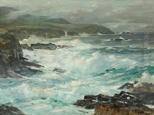 Carmel Coast Range Oil Painting by William Ritschel