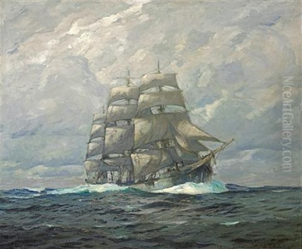 Flying Cloud Oil Painting by William Ritschel