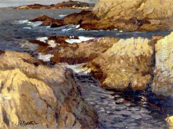 Carmel Coves Oil Painting by William Ritschel