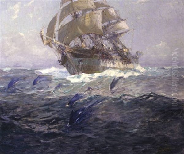 In The Trade Winds Oil Painting by William Ritschel